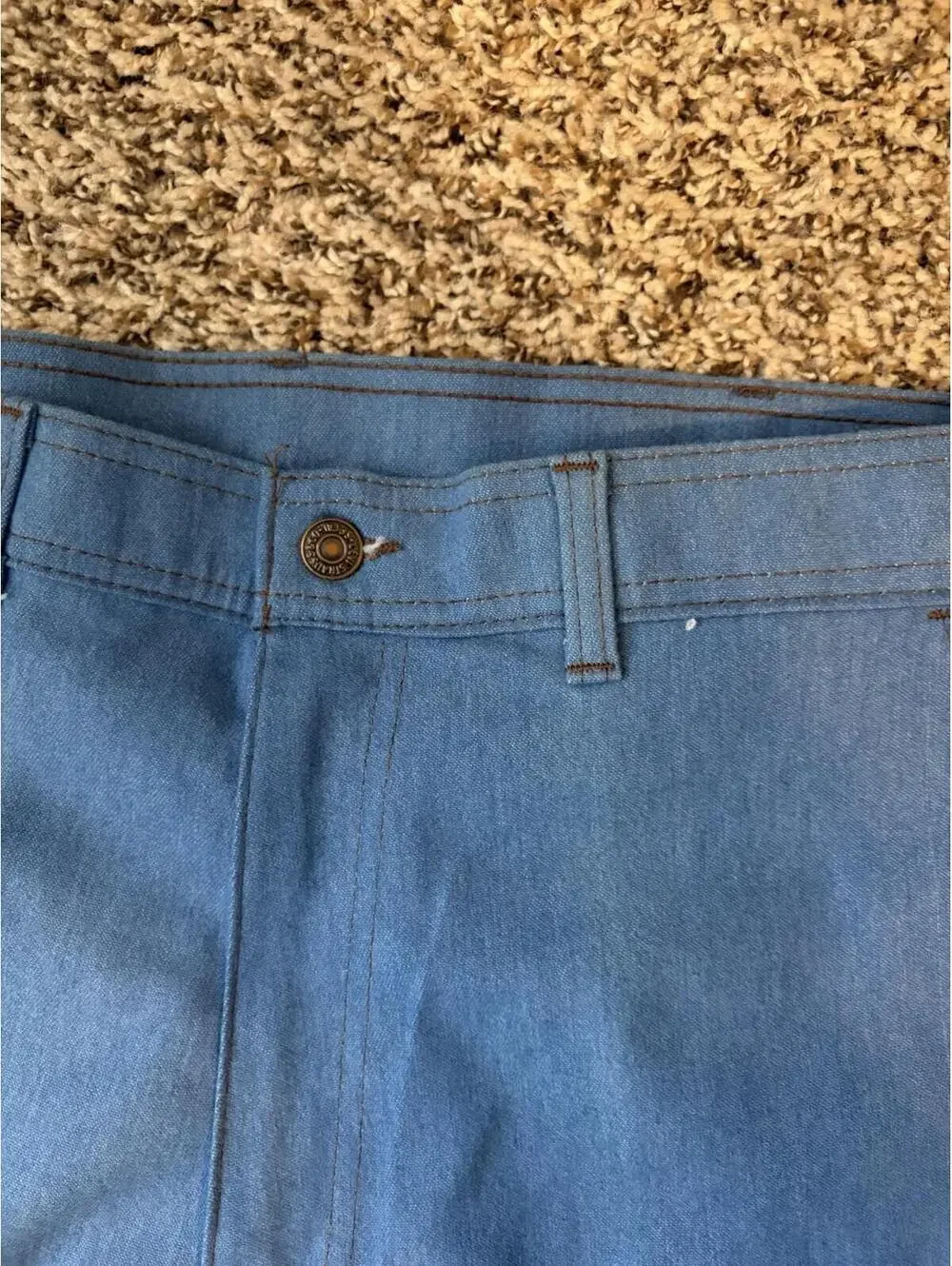 VTG Levi’s Light Wash Blue Relaxed Denim Skosh More Room Jeans Men’s Size 36x35